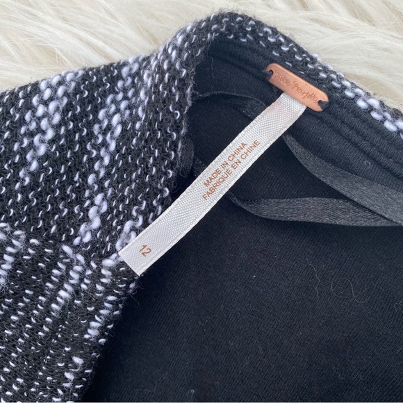 FREE PEOPLE Nyima Tweed Mini knit Strapless Tube Dress NWT - Picture 3 of 6